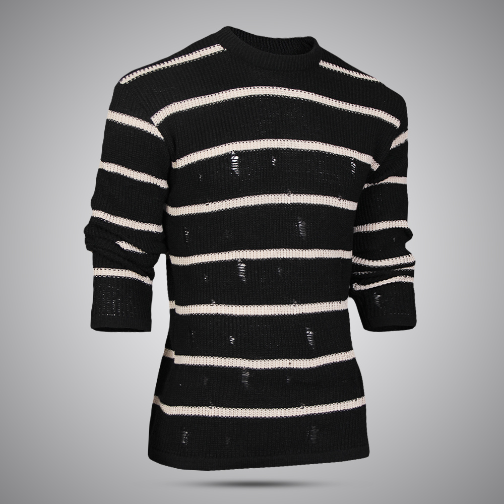 بافت مدل زاپ دار مشکی کرم